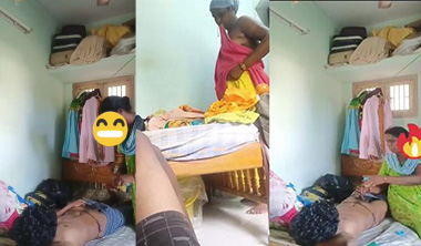 Tamil Maid Aunty With House Owner Son Affair Viral
