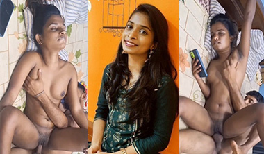 Tamil Skinny Girl Fucking – Cumshot On Pussy by Bf Sex
